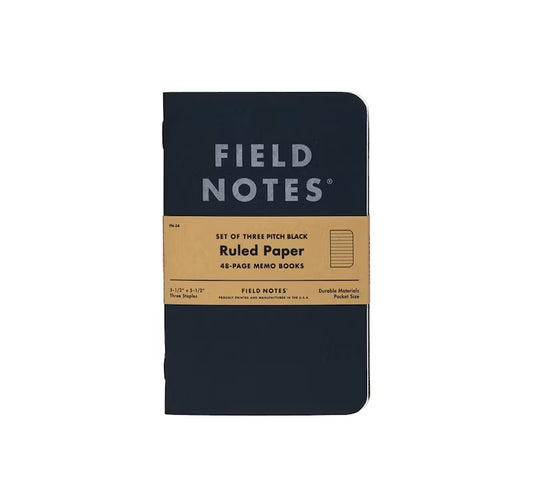 Pitch Black Dotted 48 Page Memo Book
