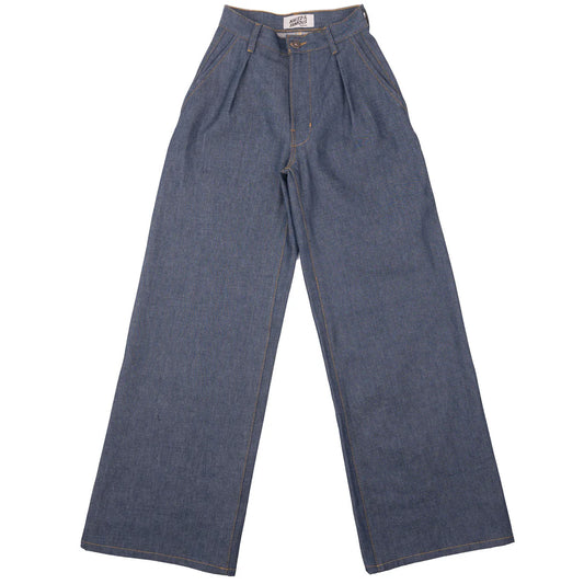 Wide Leg Trouser Natural Indigo