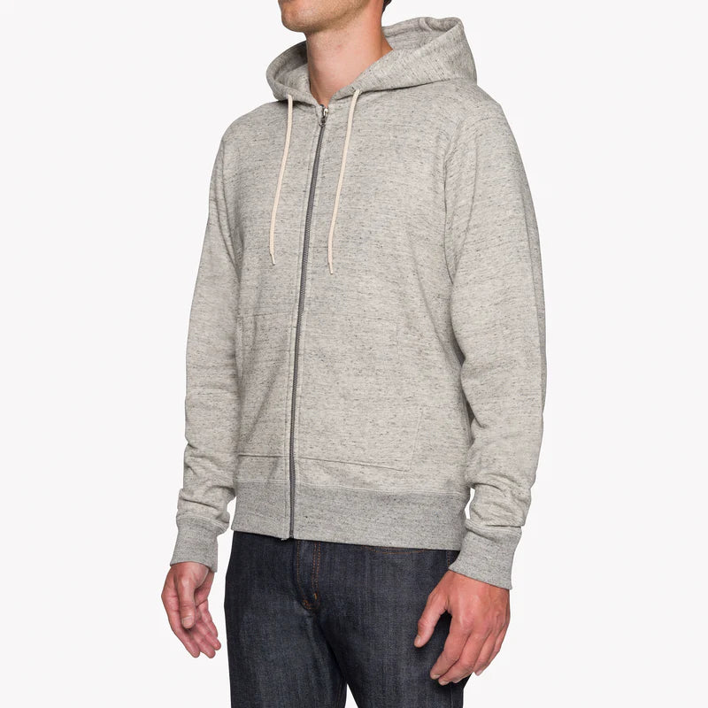 Zip Hoodie - Grey Terry