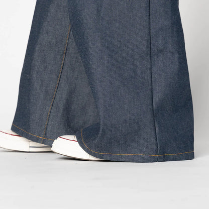 Wide Leg Trouser Natural Indigo