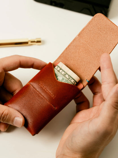 Companion Origami Pocket Wallet- English Tan