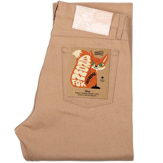 True Guy Brown Fox Fiber Selvedge Brown