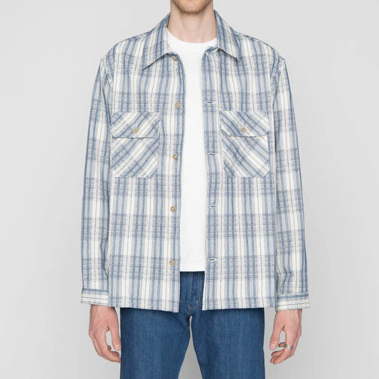 Over Shirt Asagi Sashiko White