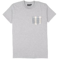 Pocket Tee - Heather Grey - Asagi Sashiko