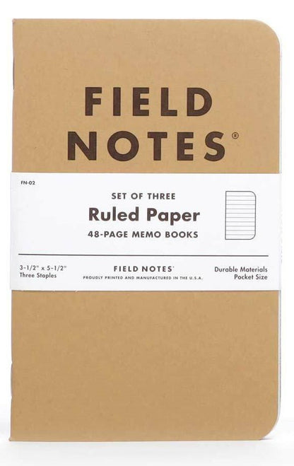 Kraft Ruled 48 Page Memo Book