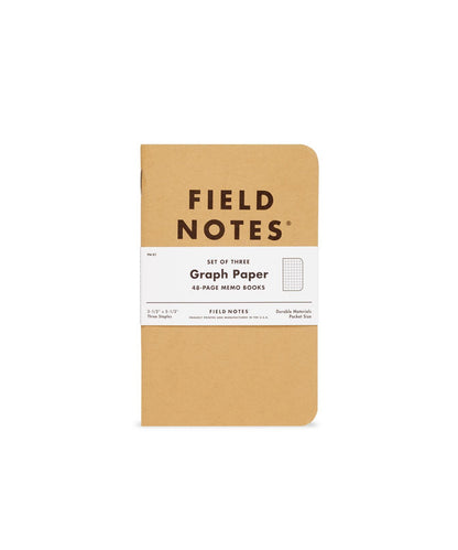 Kraft Graph 48 Page Memo Book