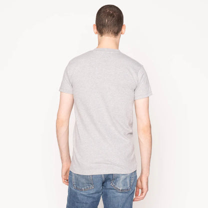 Pocket Tee - Heather Grey - Asagi Sashiko