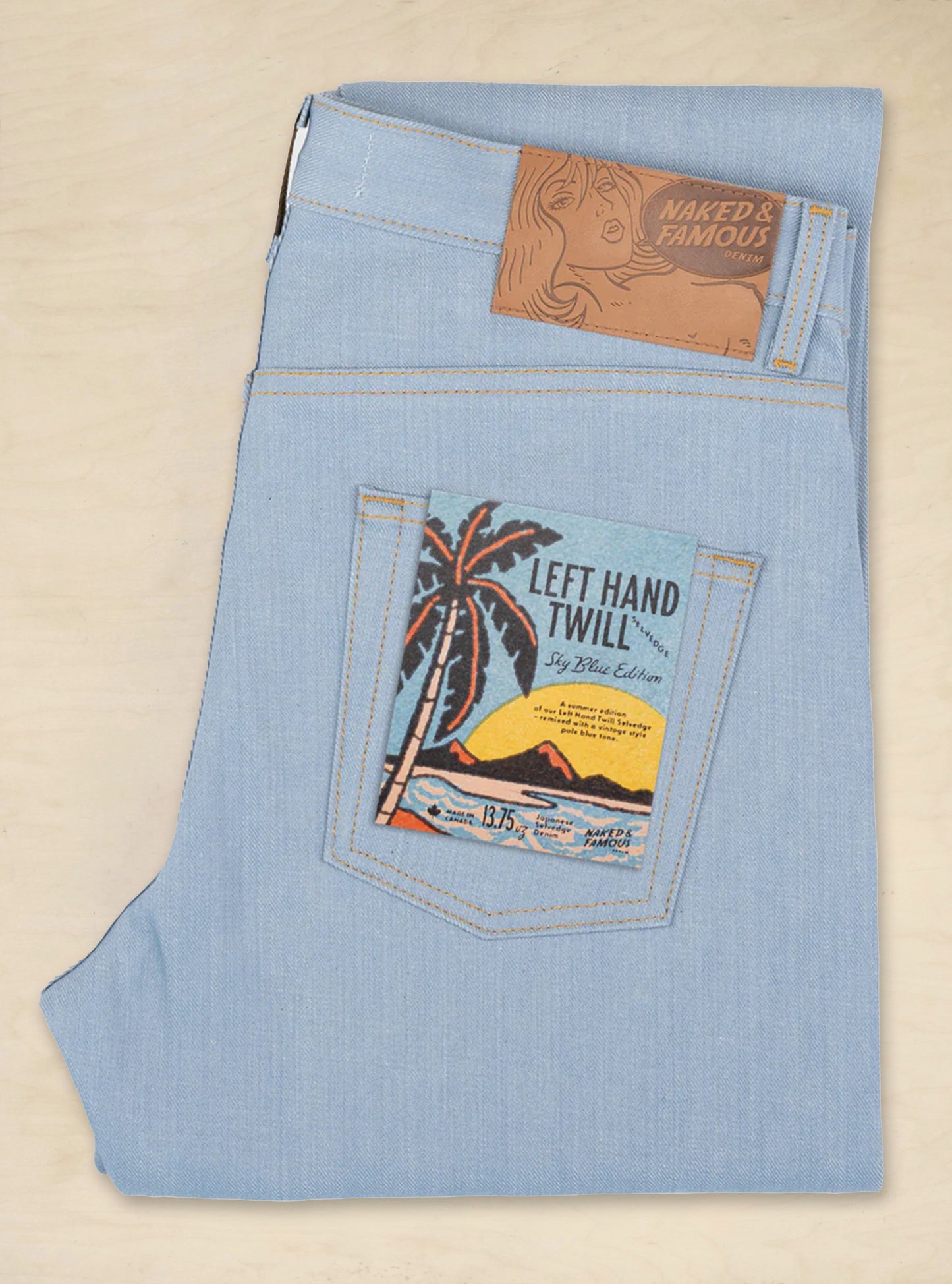 Easy Guy - Left Hand Twill Selvedge Sky Blue Edition