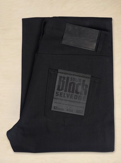 Strong Guy Solid Black Selvedge 13oz