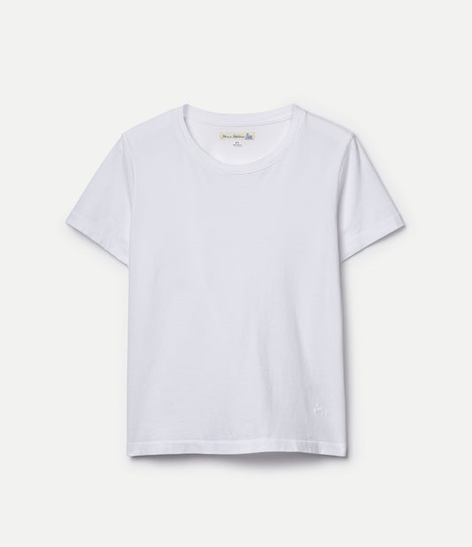 PIMATEE02.01 Soft Pima Cotton Women’s T-Shirt White