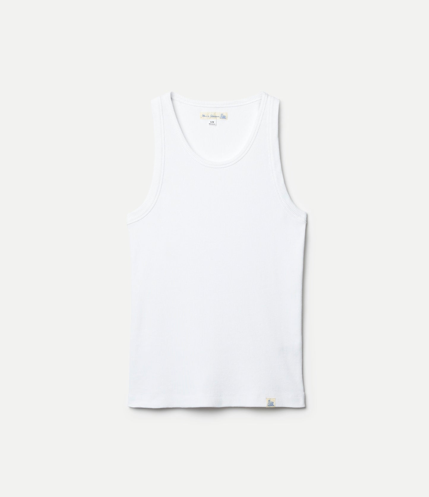 RIBTANK01.01 Men's White