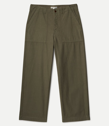 SENDO01SC.40 Weave Canvas Fatigue Pants Army
