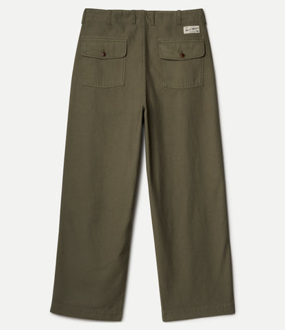 SENDO01SC.40 Weave Canvas Fatigue Pants Army