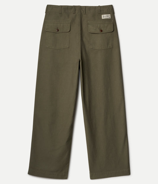 SENDO01SC.40 Weave Canvas Fatigue Pants Army