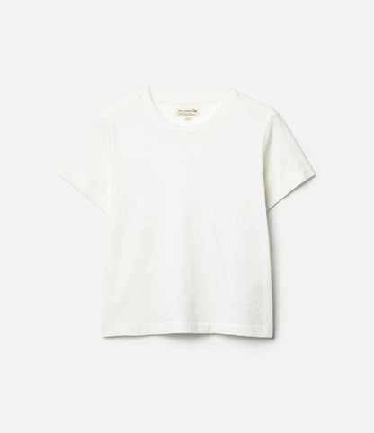 WHPT02C.01 Women’s Cropped T-Shirt White