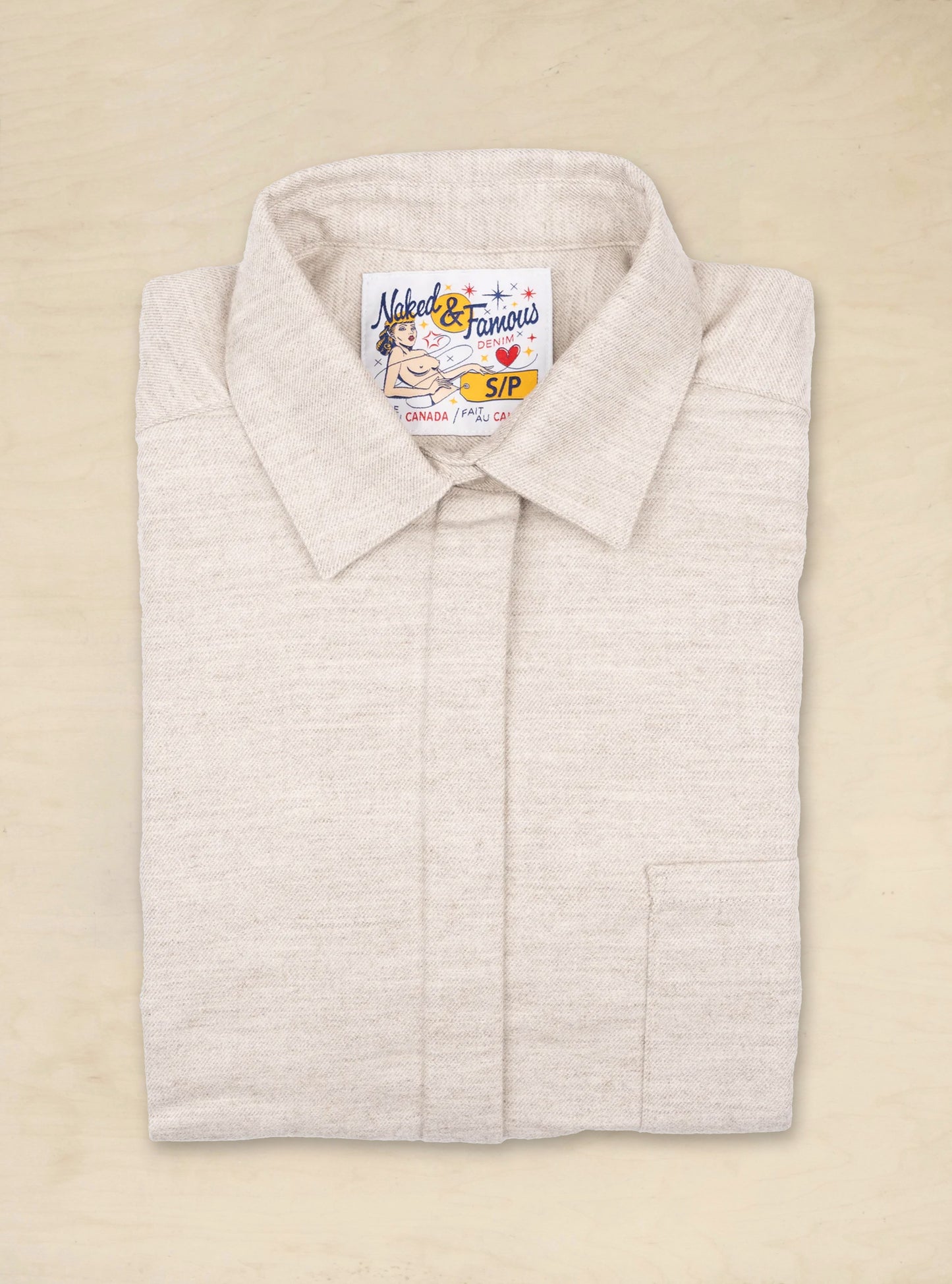 Roomy Shirt Yak Fiber Whisper Grey