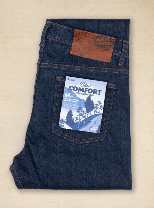 Weird Guy Blue Comfort Stretch Selvedge