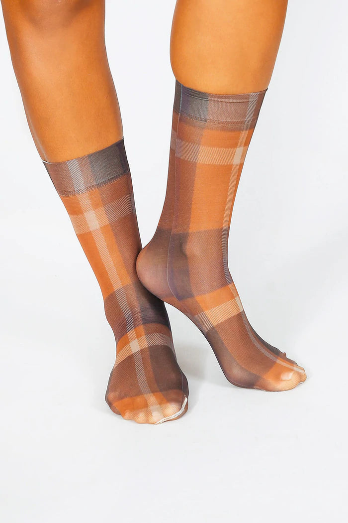 Cher Socks, Brown